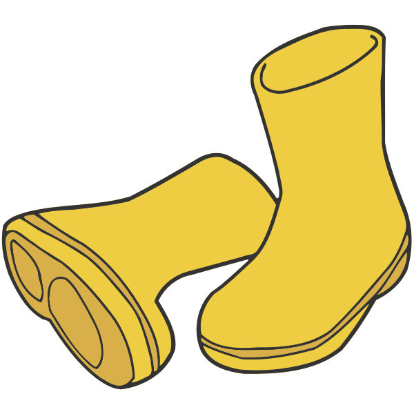 SVG Rain Boots