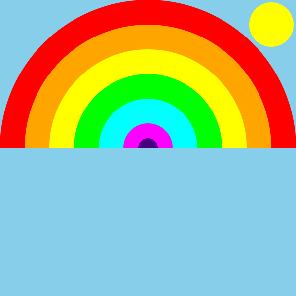 SVG rainbow