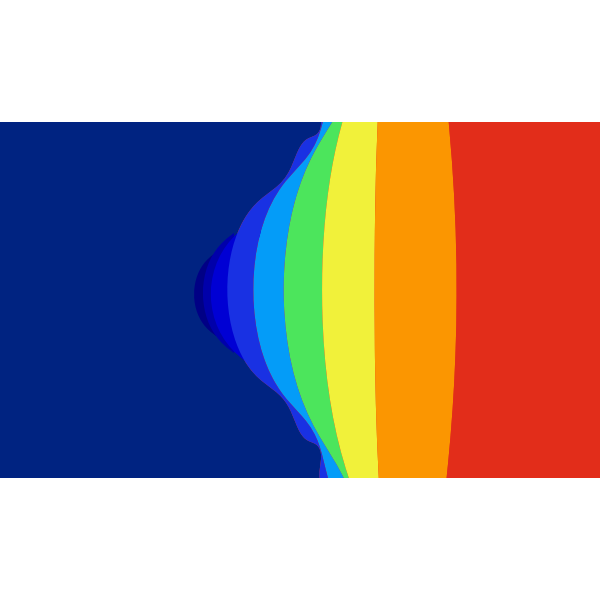 SVG Rainbow abstract background vector image