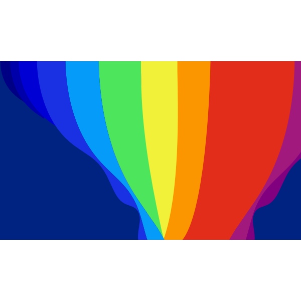 SVG Rainbow abstract background vector symbol