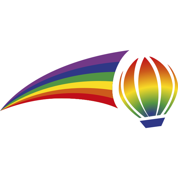 SVG Rainbow balloon
