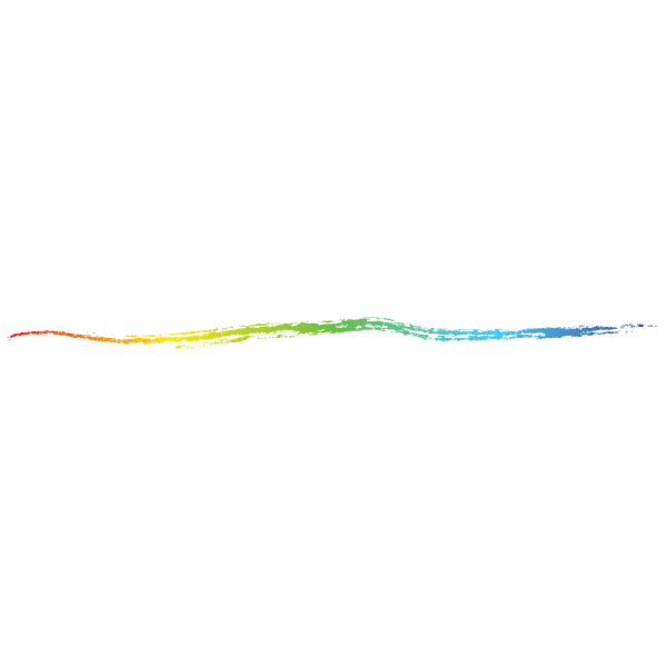 SVG Rainbow chalk stroke