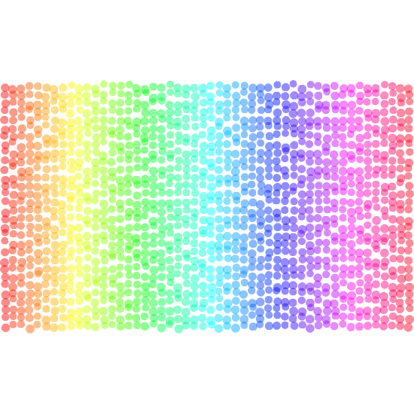 SVG rainbow circles 01