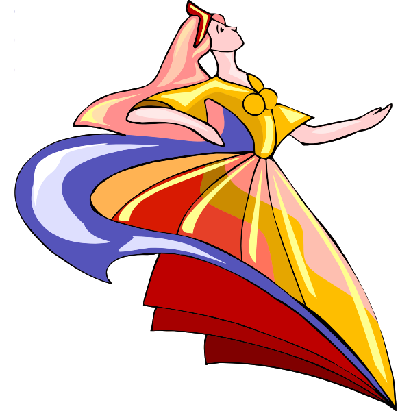 SVG Rainbow dancer
