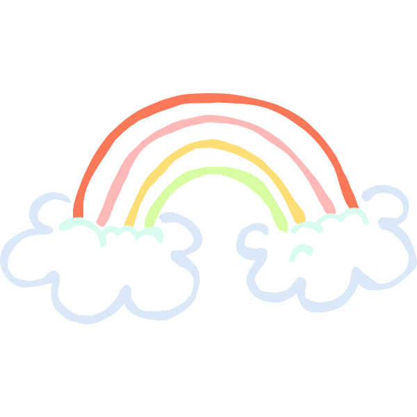 SVG Rainbow drawing