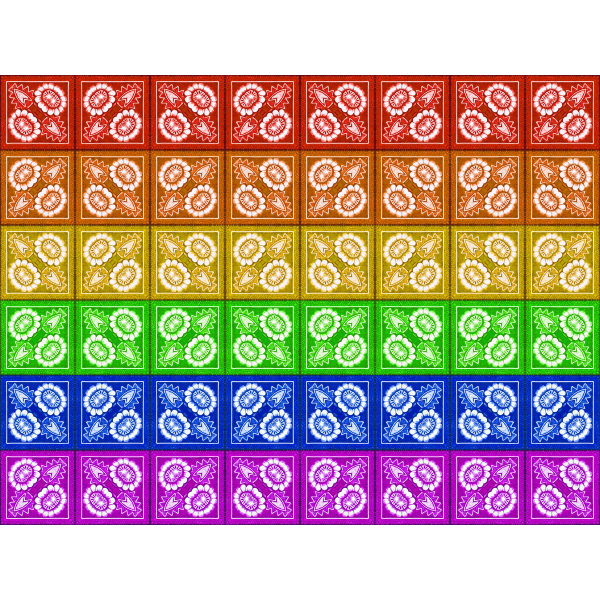 SVG Rainbow flag pattern