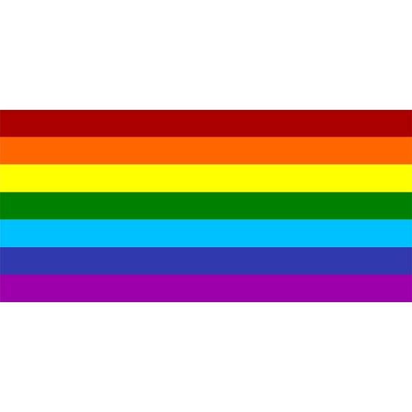 SVG Rainbow flag vector