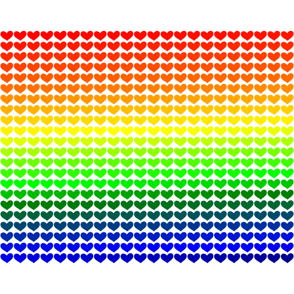 SVG Rainbow love