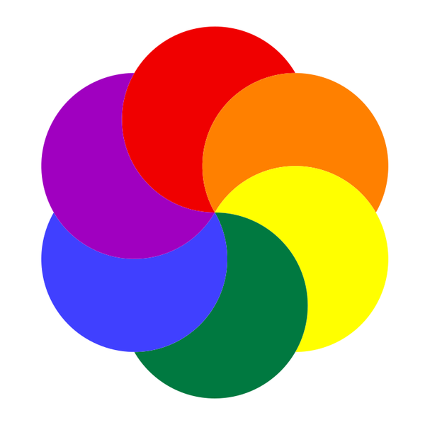 SVG Rainbow Partial Moons