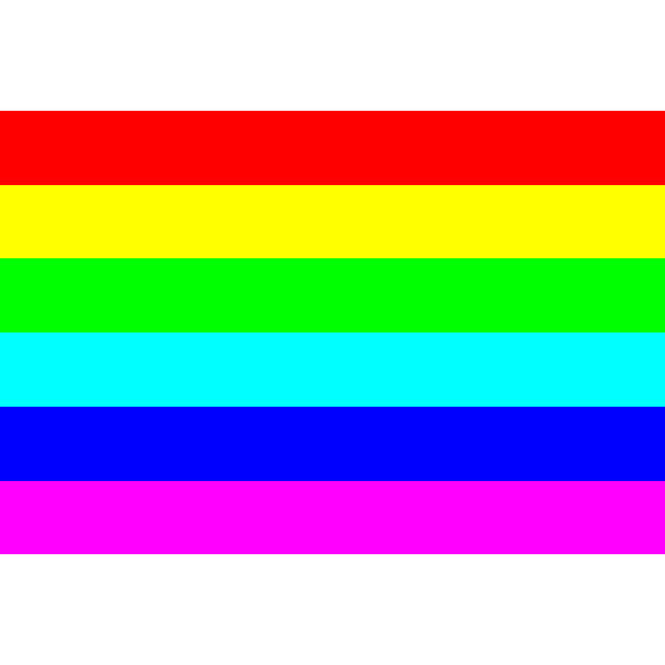 SVG Rainbow six colors