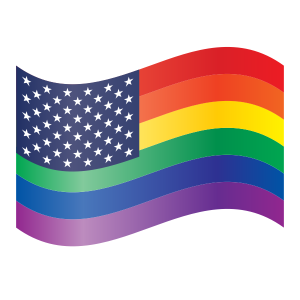 SVG Rainbow stars and stripes