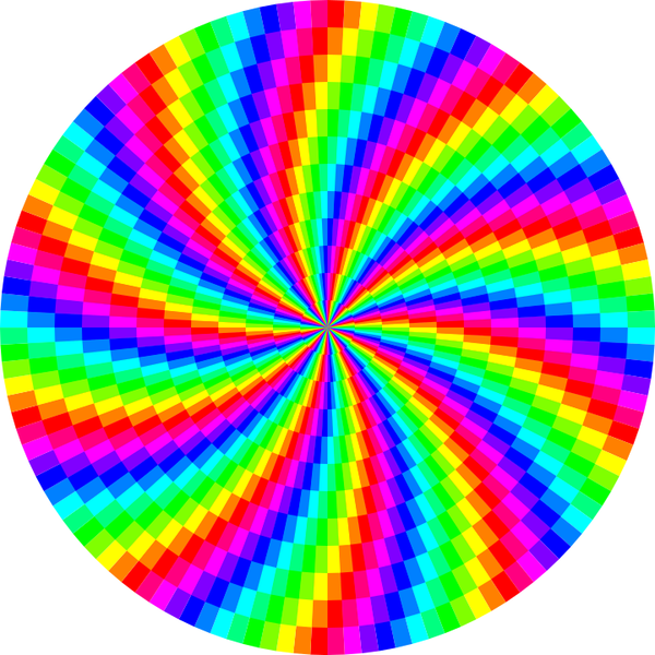 SVG rainbow swirl 120gon