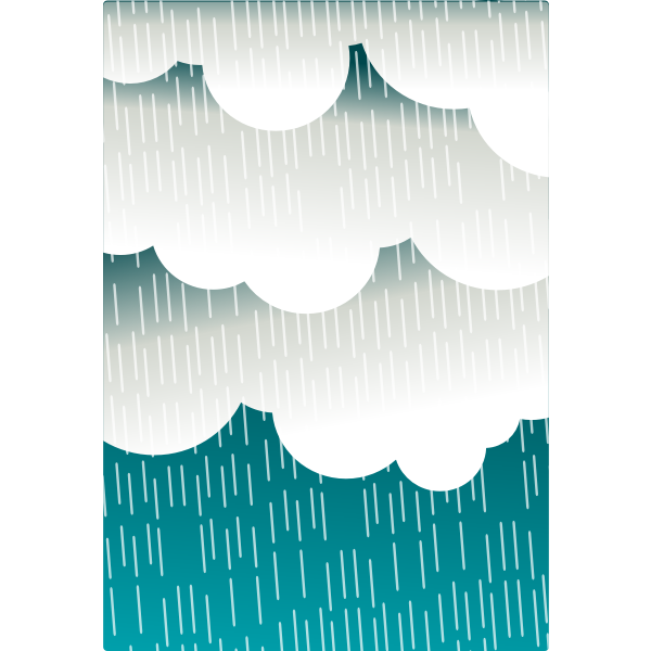 SVG Raining clouds