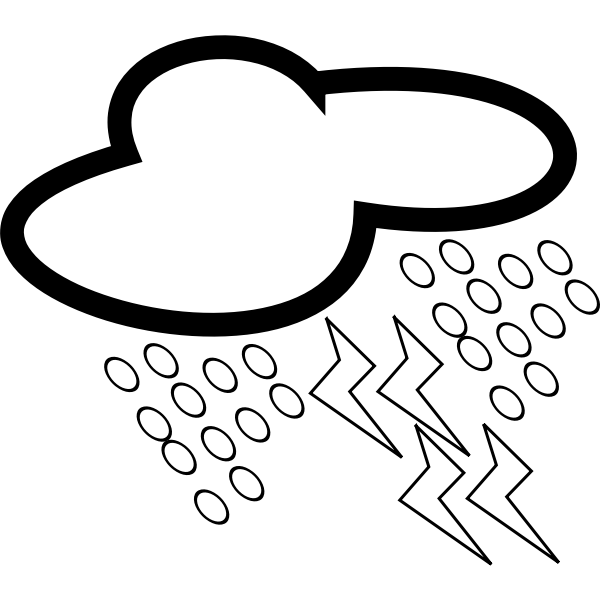 SVG rainning
