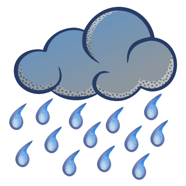 SVG Rainy weather