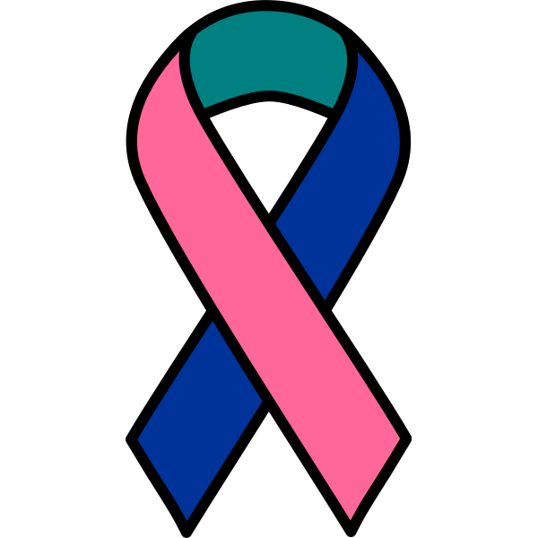 SVG Raising awareness ribbon