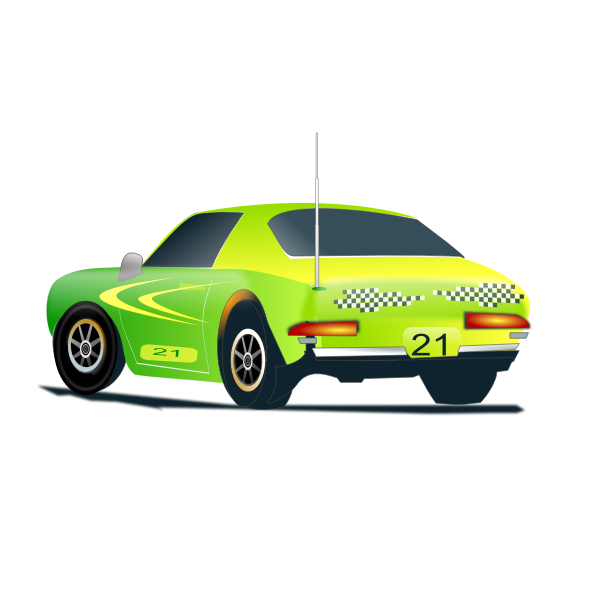 SVG Rally car vector illustration