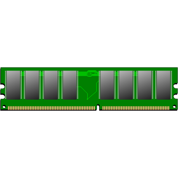 SVG RAM memory vector illustration