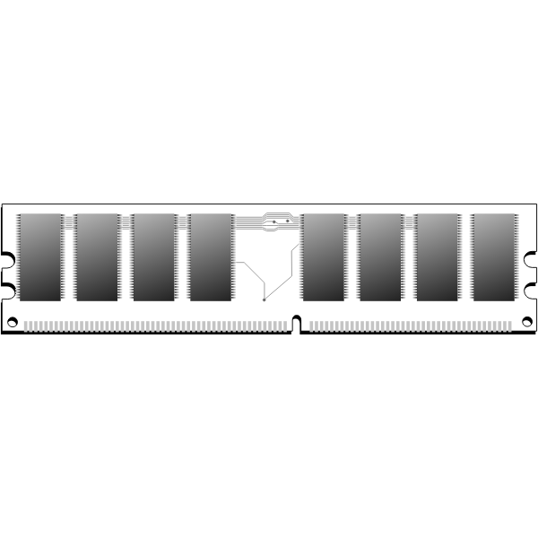 SVG RAM memory vector image