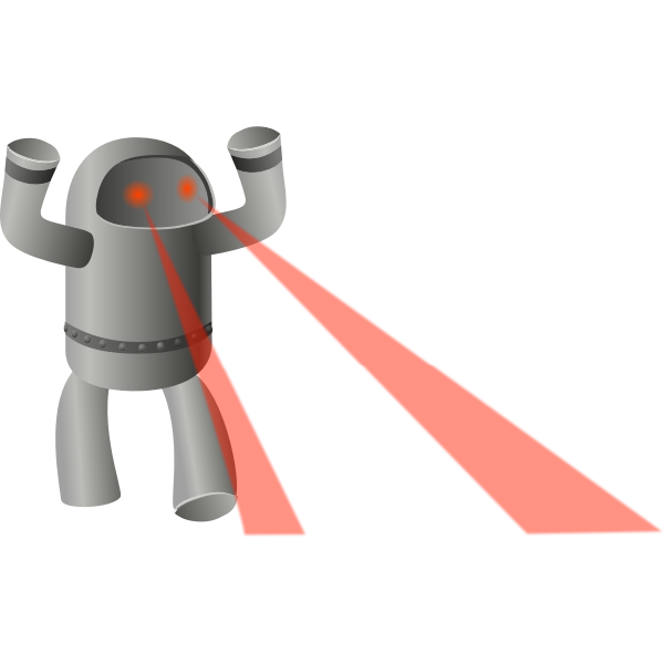 SVG Rampaging robot