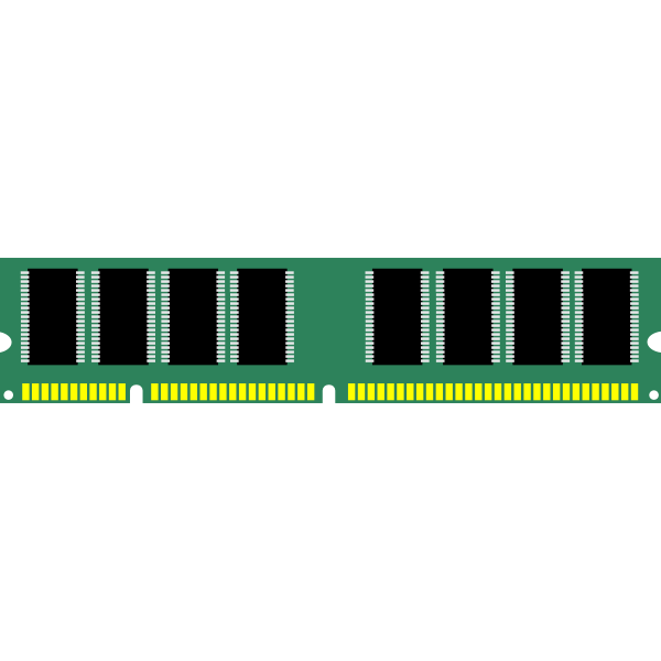 SVG Random Access computer Memory RAM vector image