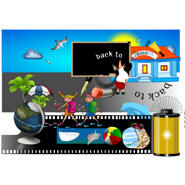 SVG Random school items