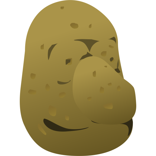 SVG rare items rube potato