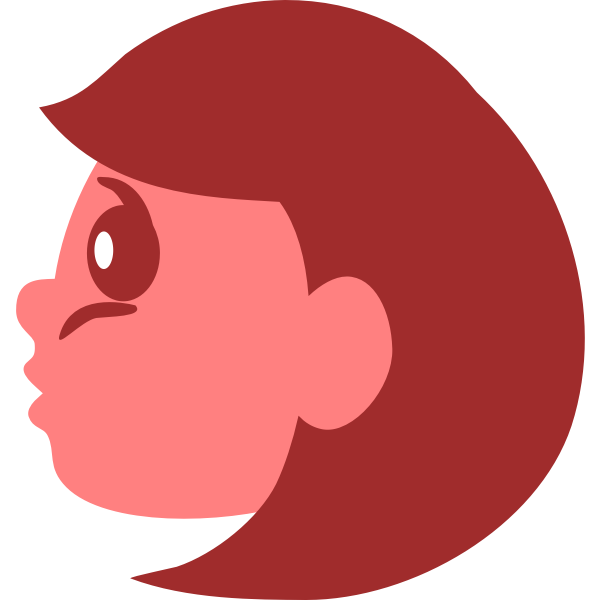 SVG Read head girl
