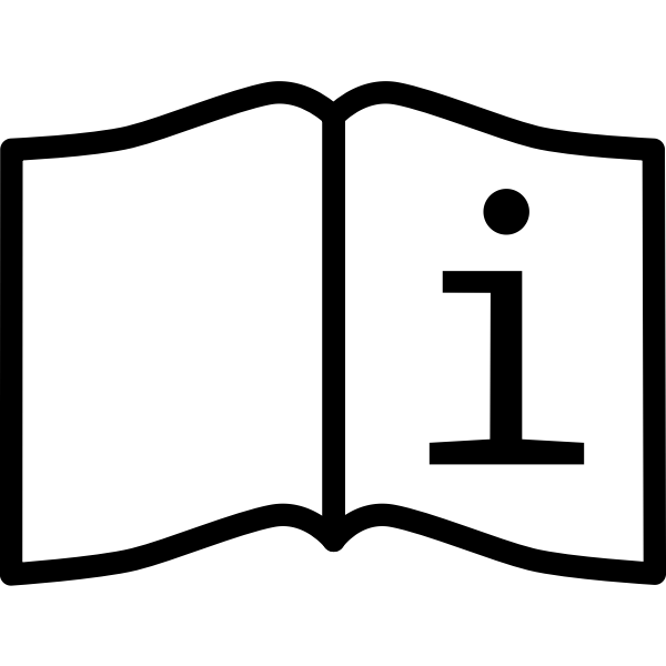 SVG Read Manual symbol