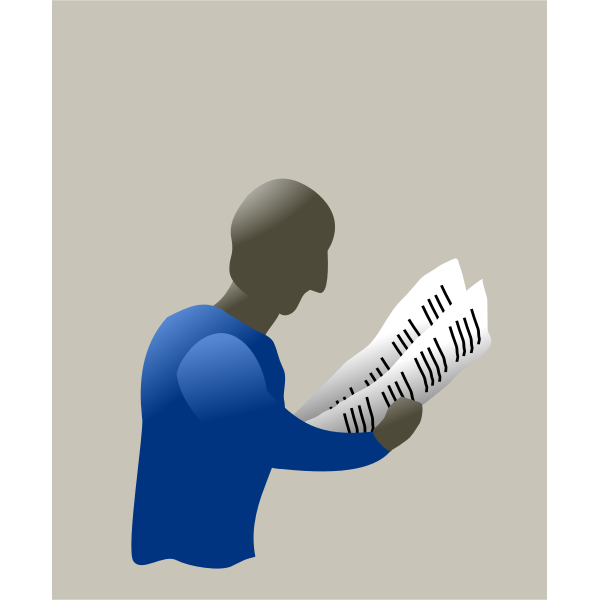 SVG Reading newspapers