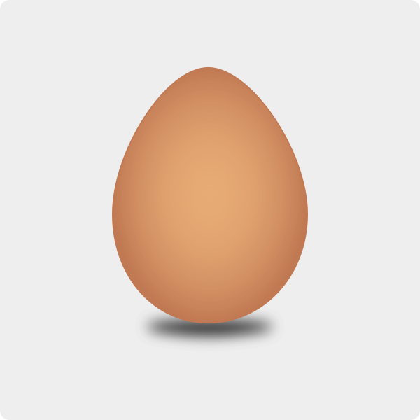 SVG Realistic egg