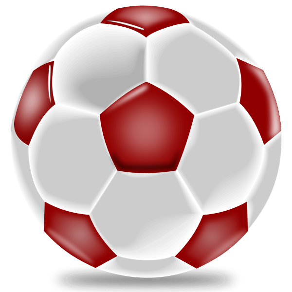 SVG Realistic soccer ball