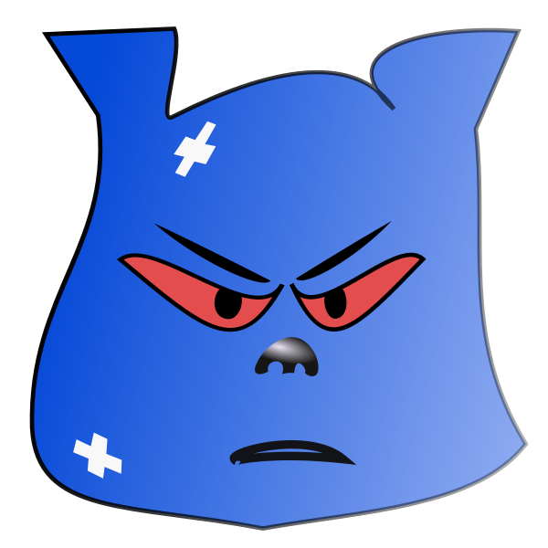SVG Really angry emoji