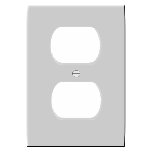 SVG Receptacle cover vector drawing