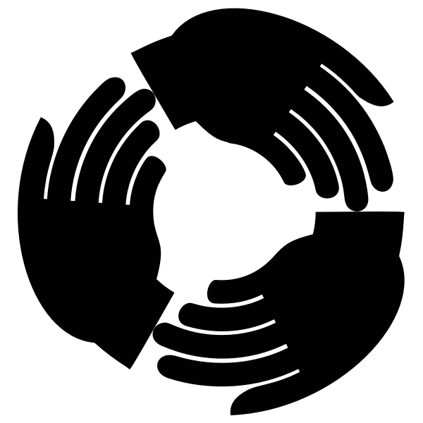 SVG Reciprocity symbol in black color