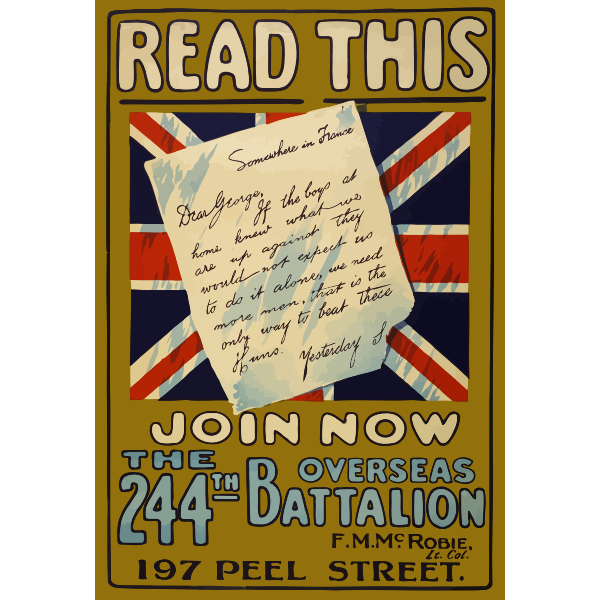 SVG Recruitment poster