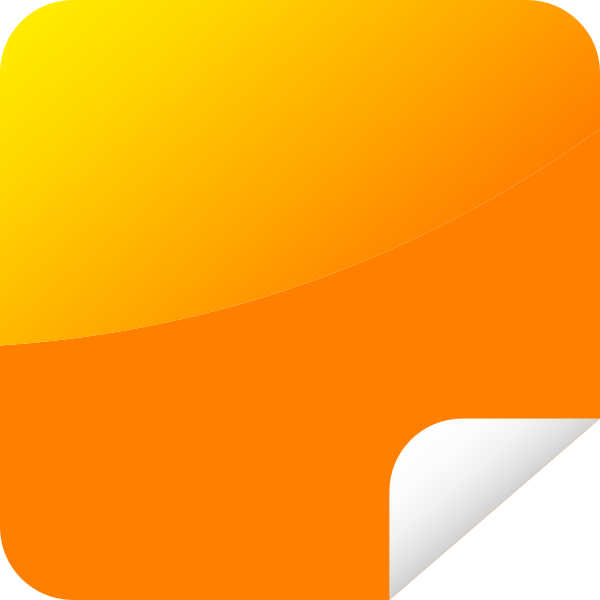 SVG Rectangle Peeling Sticker