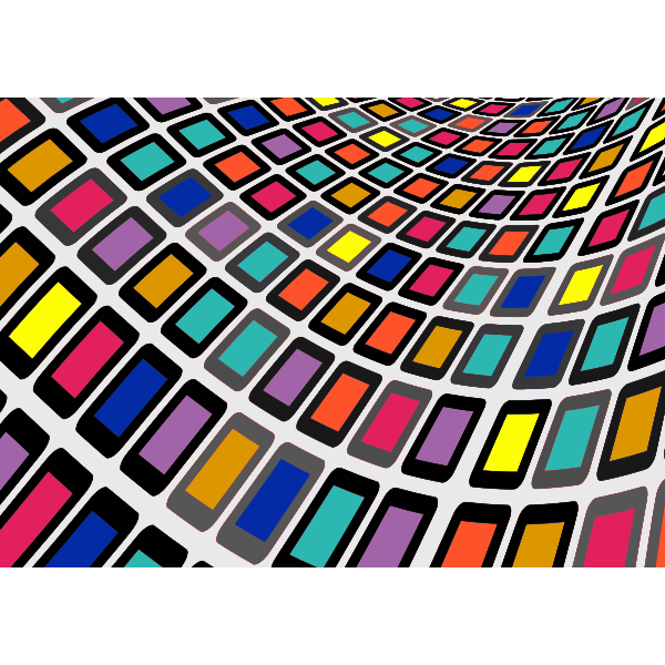 SVG Rectangles pattern in many colors