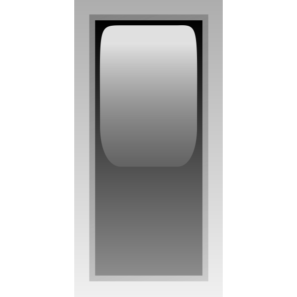 SVG Rectangular black box vector illustration