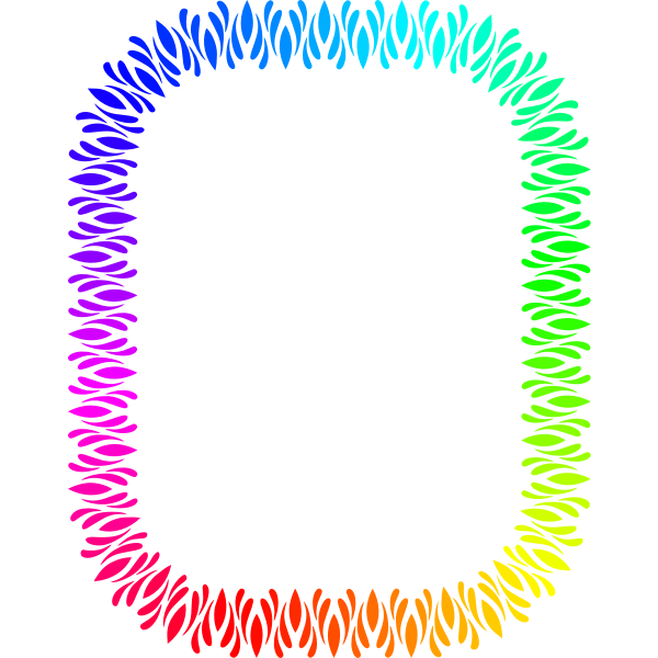 SVG Rectangular Frame Colour