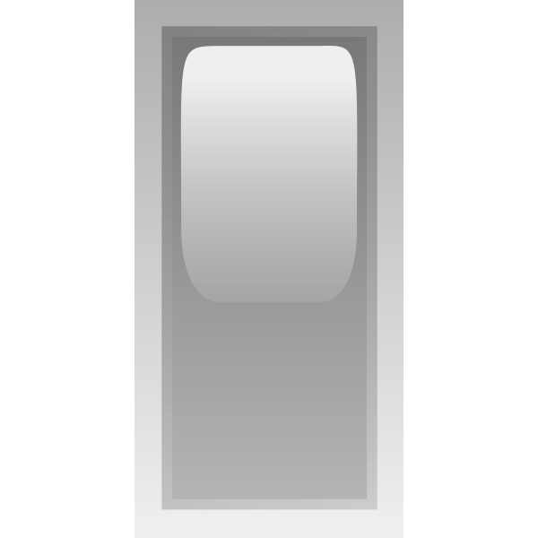 SVG Rectangular gray box vector drawing