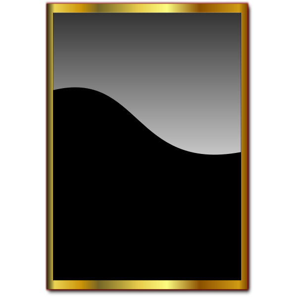 SVG Rectangular mirror