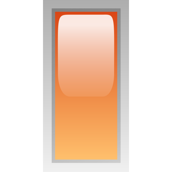 SVG Rectangular orange box vector illustration