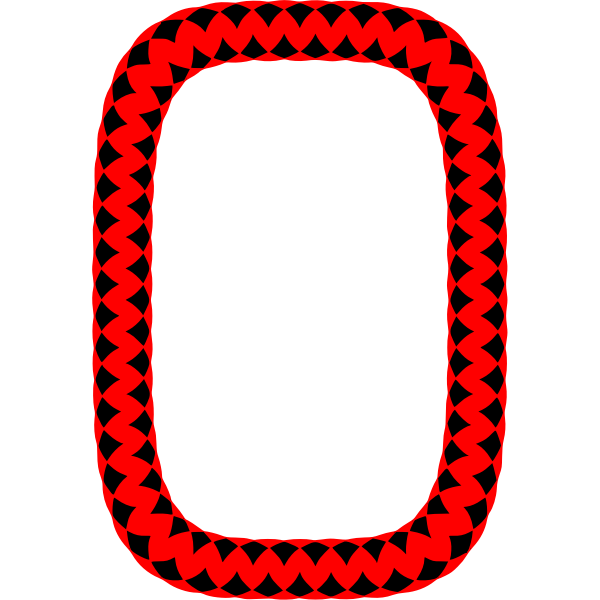 SVG Rectangular red frame