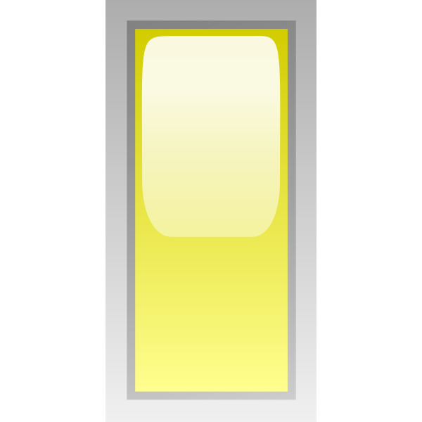 SVG Rectangular yellow box vector illustration