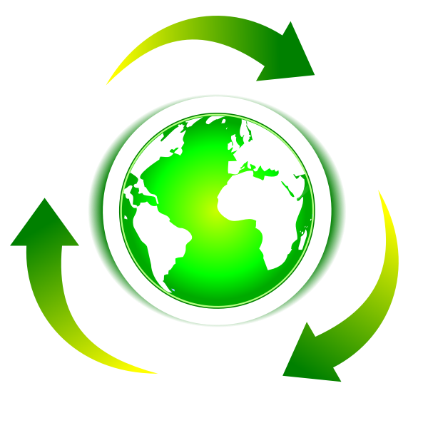 SVG Recyclable Earth vector image