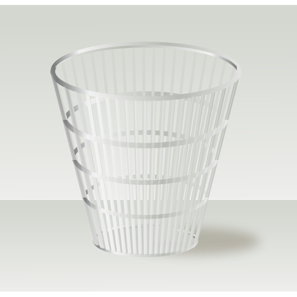 SVG recycle bin
