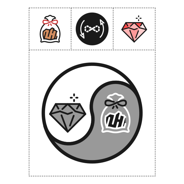 SVG Recycled theme icons