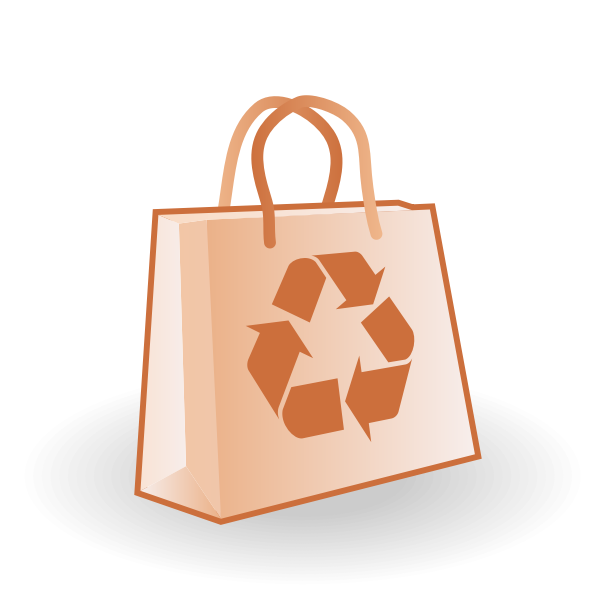 SVG Recycling paper bag