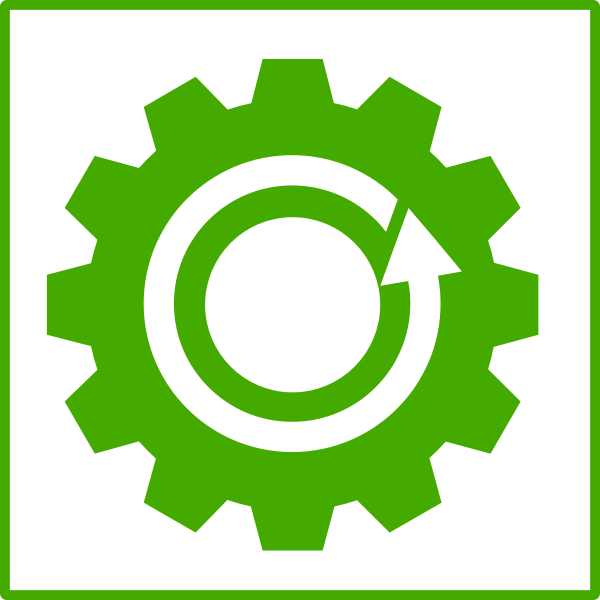 SVG Recycling sign vector graphics